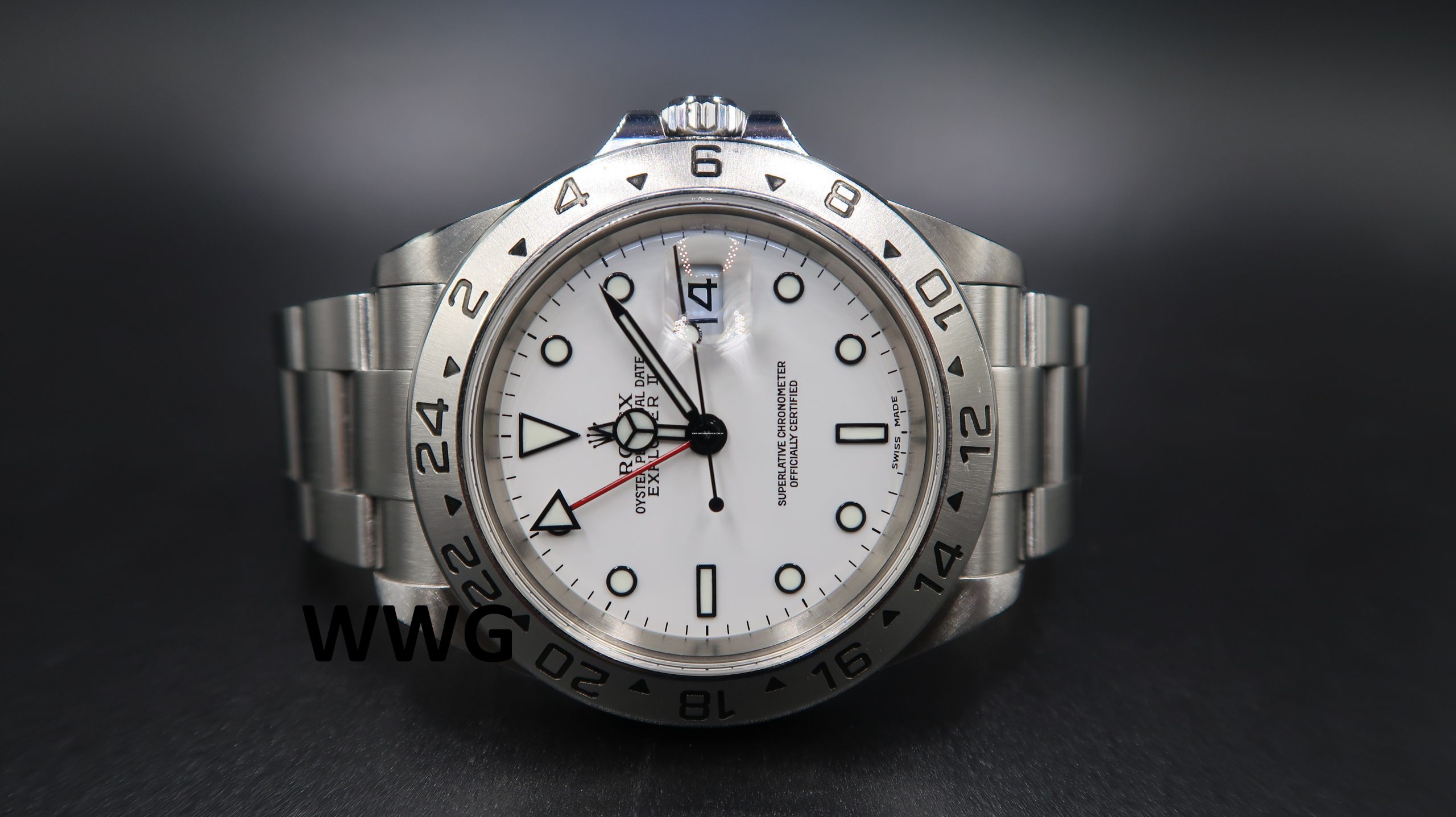 Rolex Explorer 2 16570 White Dial Pre Owned Rolex Watch RL 913