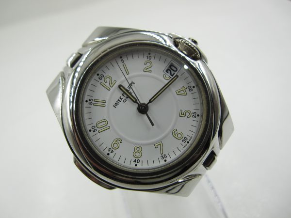 Patek Philippe Sculpture White Dial 5091/1A(Pre-owned Patek Philippe Watch)PP-028