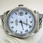 Rolex Datejust 16220 White Roman(Pre-Owned Rolex Watch)RL-370