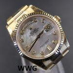 Rolex Day-Date President 118238 MOP With Diamonds (Pre Owned Rolex Watch) RL-519