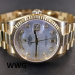 Rolex Day-Date President 118238 MOP With Diamonds (Pre Owned Rolex Watch) RL-519