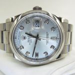 Rolex Day-Date With Diamond 118209(Pre-Owned Rolex Watch)RL-350