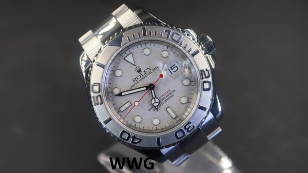 Rolex Yacht Master 16622 Platinium Dial(Pre Owned Rolex Watch)RL-586