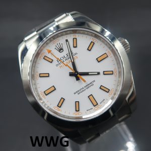 Rolex Milgauss 116400 White Dial (Pre Owned Rolex Watch)RL-696