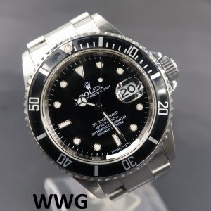 Rolex Submariner Date 16610LN With Chapter Ring(Pre Owned Rolex Watch)RL-697